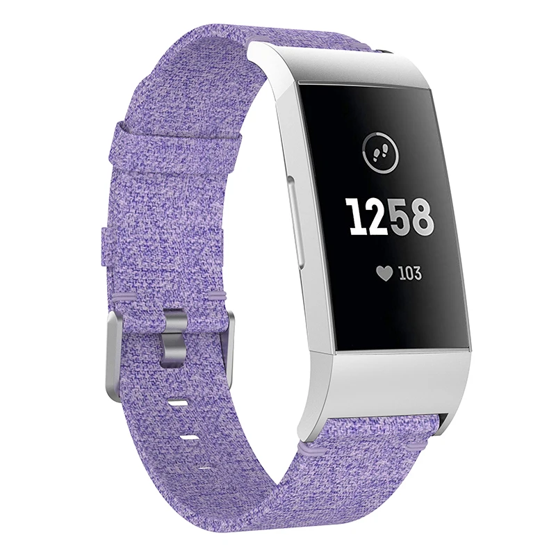Нейлоновый ремешок для часов Ремешок для часов Quick Release запасной ремень для FitbitCharge 3 XR649