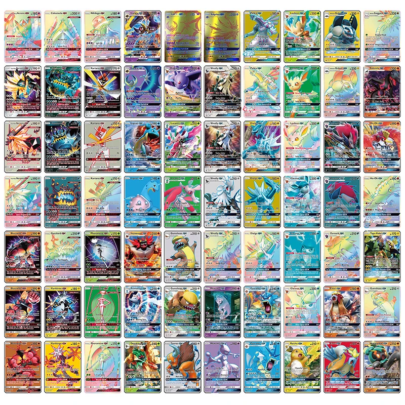 Cartes Pokemon Vmax Brillantes Jeu De Combat Equipe Gx Mega Collection Trading Avec Boite En Papier Cadeaux Pour Enfants Offre Speciale Aliexpress