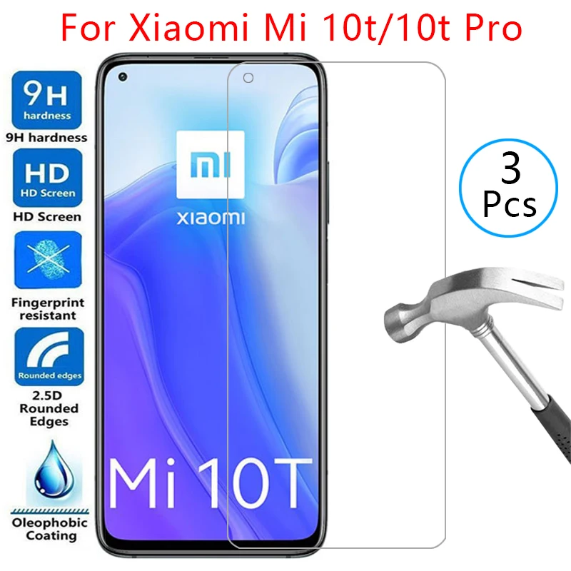 tempered glass screen protector for xiaomi mi 10t pro 5g case cover on ksiomi 10 t t10 10tpro mi10t protective phone coque bag | Мобильные