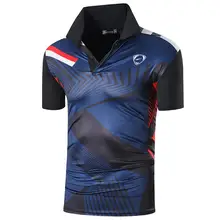 Jeansian Мужская Спортивная футболка поло рубашки поло полорубашки для гольфа, тенниса, бадминтона сухой посадки с коротким рукавом LSL267 Black2