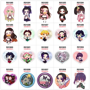 

30pcs/lot Cute Cartoon Flatback Planar Resin Color DIY Crafts Supplies Arts Phone Decor Material Hair Accessories R0159 R0160