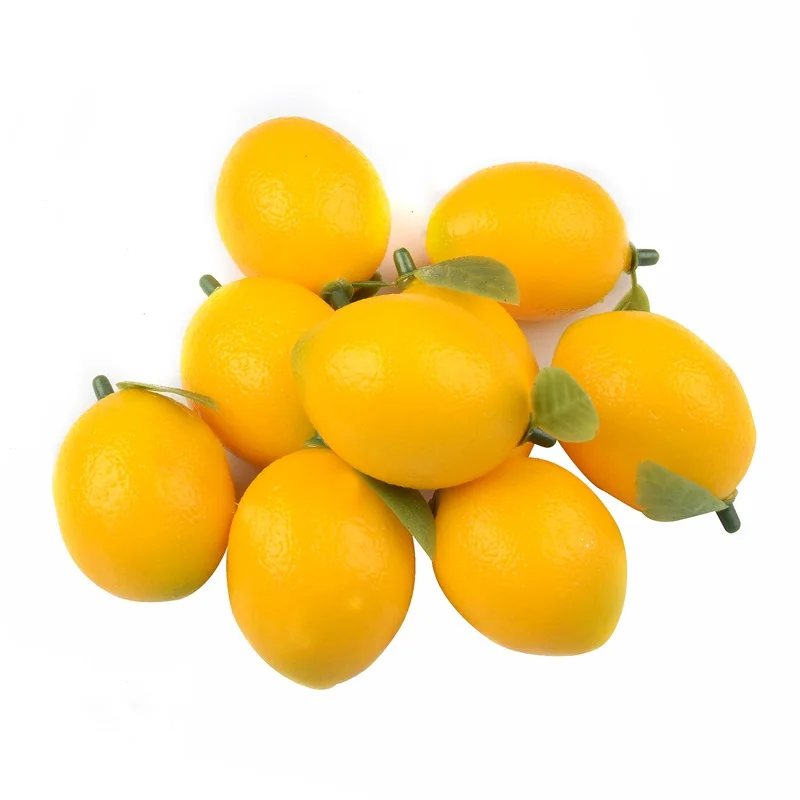 5/20pcs /lot Artificial Lemon Potted Plants for Wedding Home Party Decoration
