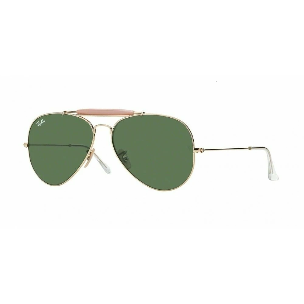 Солнечные гафы Ray Ban RB3029 OUTDOORSMAN II L2112 DORADO/CRISTAL VERDE Cal.62|Солнцезащитные очки для