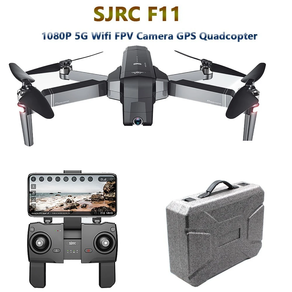 SJRC F11 GPS 5G беспилотные летательные аппараты с Wi-Fi FPV 1080P Камера бесщеточный Quadcopter 25