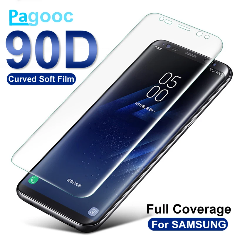 99D полностью изогнутая Защитная пленка для samsung Galaxy Note 8 9 10 Pro S7 Edge S10E S8 S9 S10 Plus защита экрана не стекло