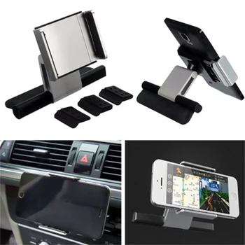 

Aluminum Car CD Slot Mount Cradle Holder Universal Mobile Phone Stand Holder Bracket For Phone GPS Car Holder