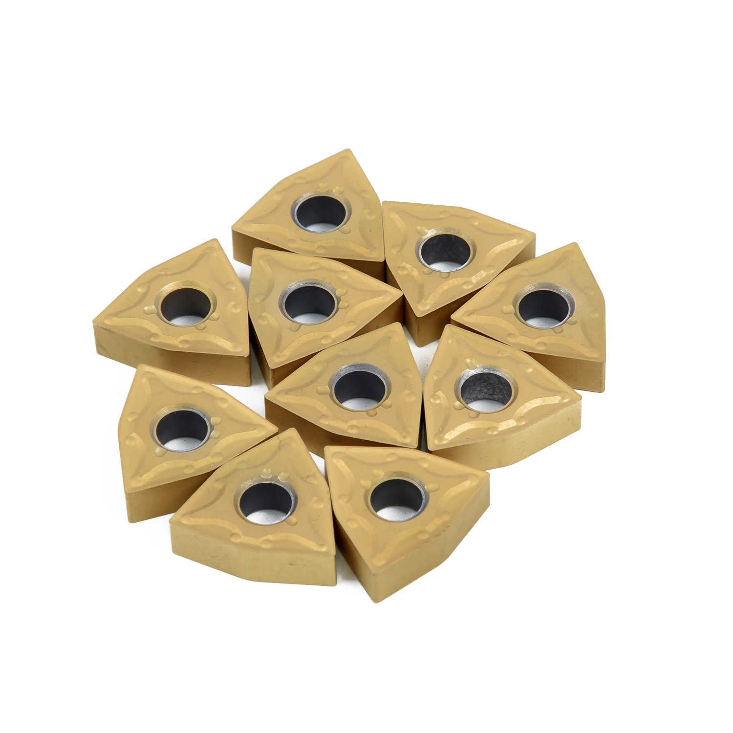 

10pcs/kit Carbide Inserts CNC Blade Consumables Tool CNMG120408-MA UE6020 Hot