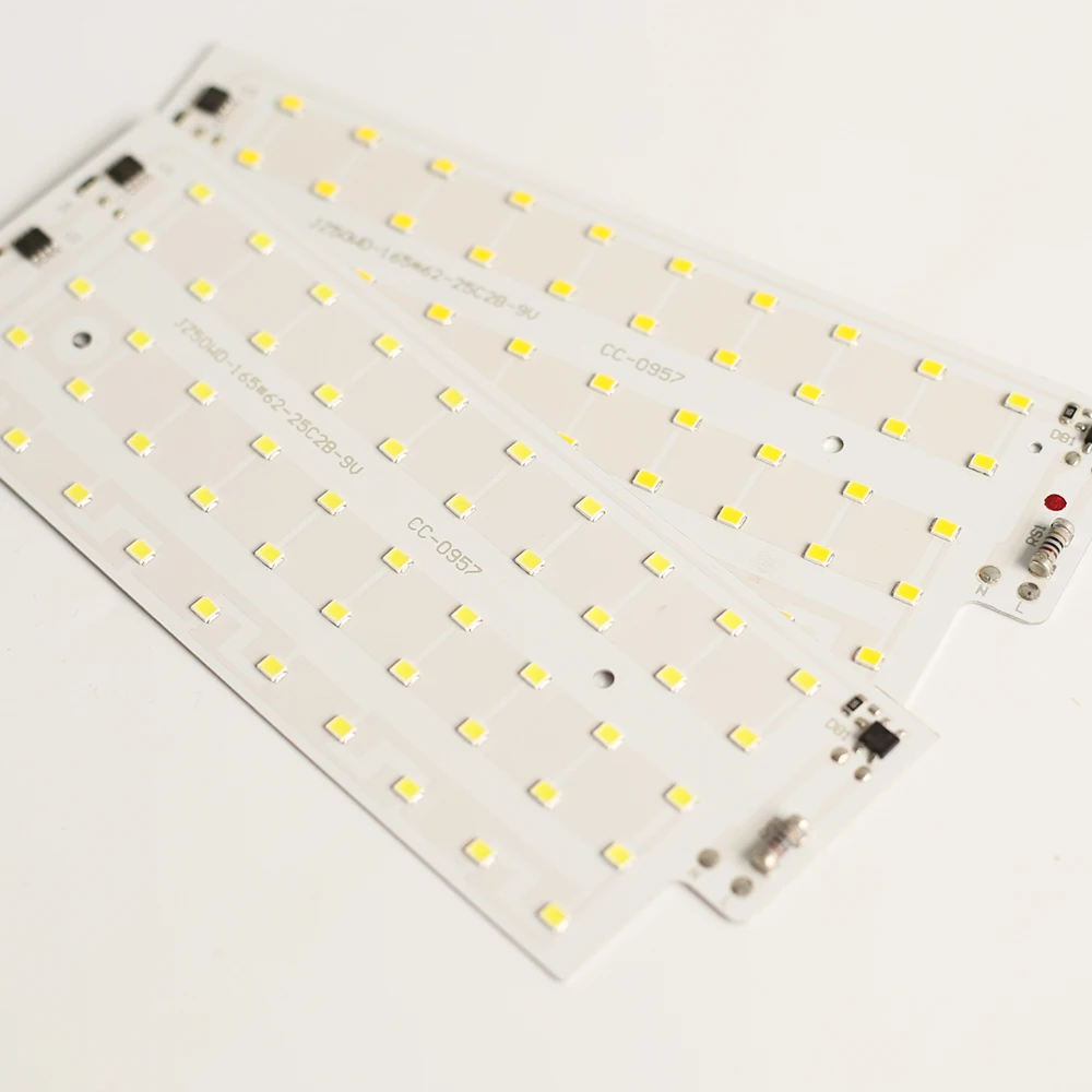 2 개/몫 50W LED 램프 구슬 SMD 2835 LED 칩 스마트 IC 투광 조명 220V 240V 야외 DIY LED 전구 홍수 빛 스포트라이트 조명
