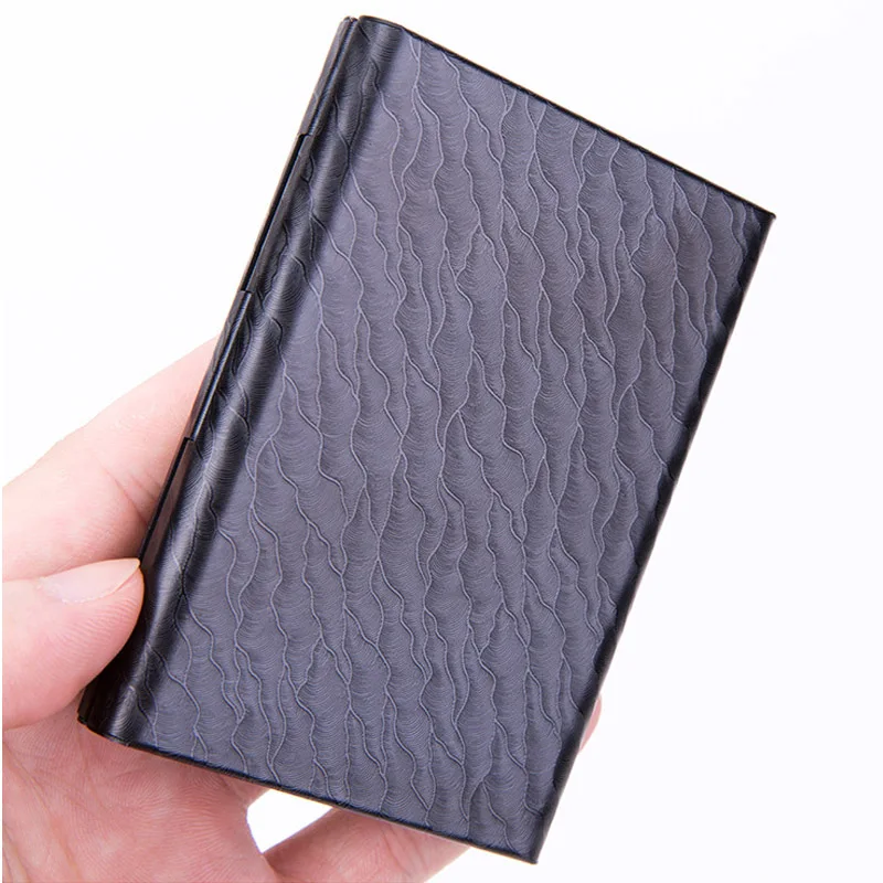 Men's Credit Card Holder High Quality ID Cardholder Protect Women Fashion Rfid Wallet Business Card Case Travel Aluminum Wallet