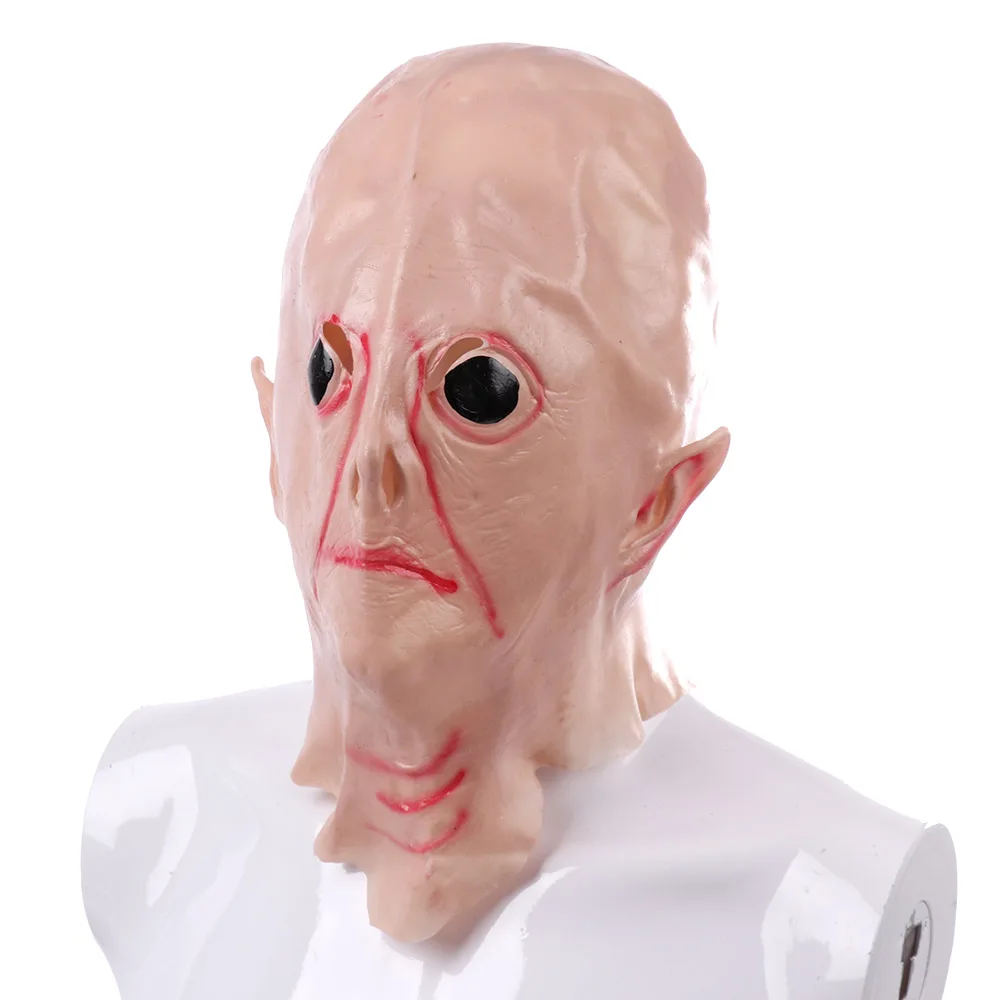 

PTYGO Halloween Creepy Vinyl UFO Alien Head Mask Cosplay Party Supplies Free Shipping Drop Shipping
