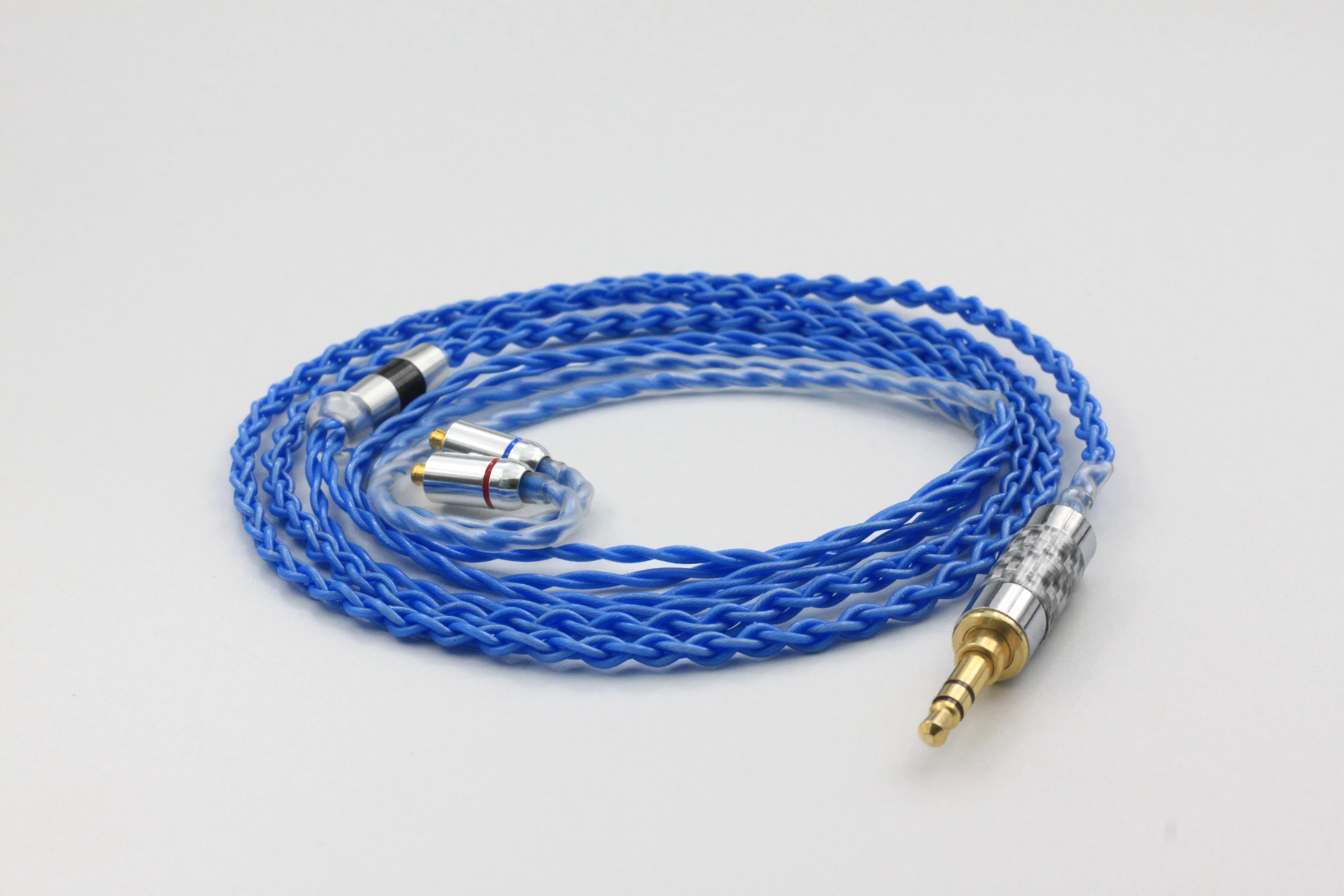 custom eraphone wire Single crystal copper silver plated diy headphone cable MMCX im50 IE80 UE18 JH1964 A2DC