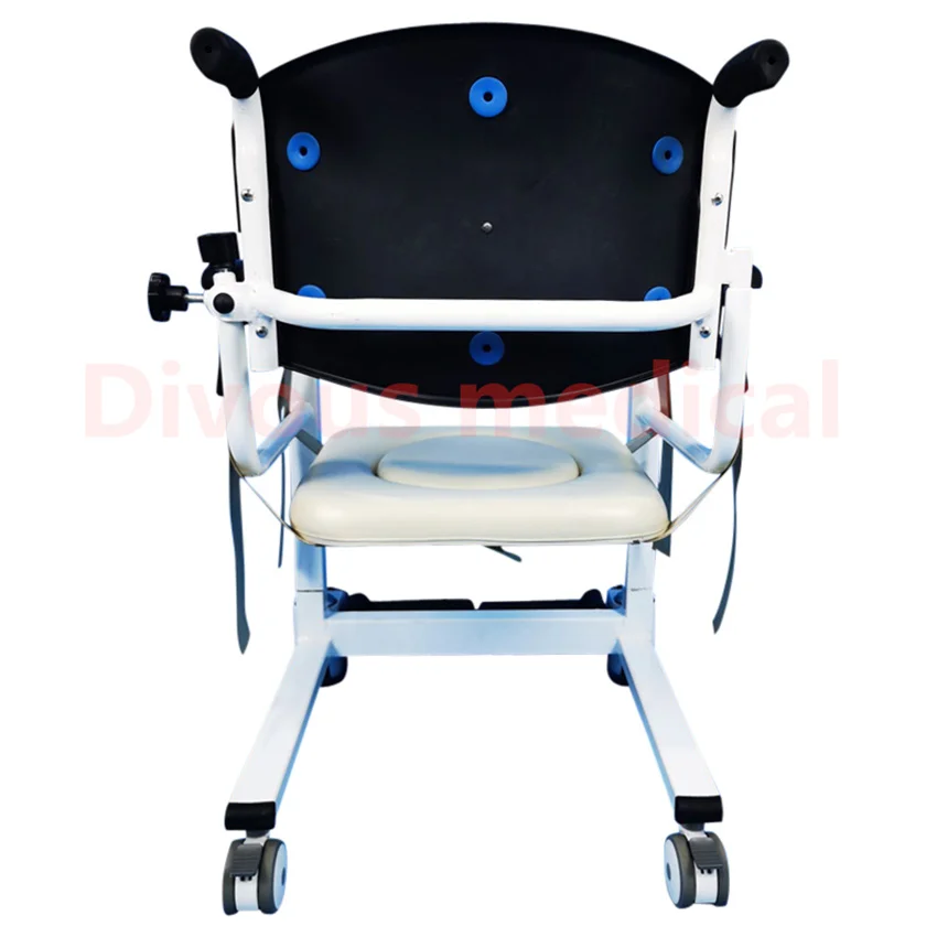 Moving Elderly To Bed From Chair Patient Lift Transfer Chair Toilet Wheelchair For Disabled 5