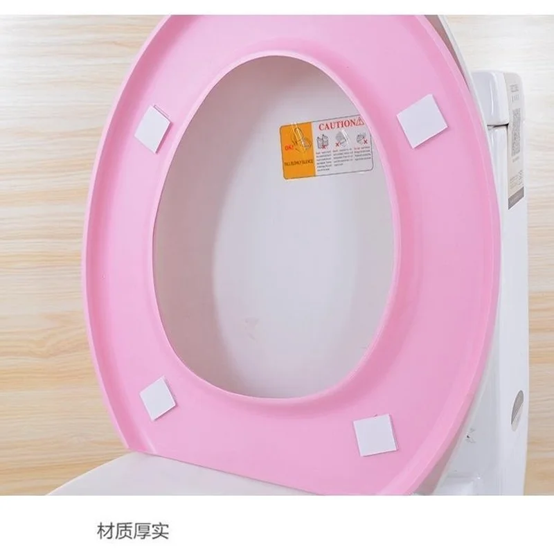 Washable Toilet Cover Pad Toilet Seat Cushion Set for Home Decor Closestool Mat Seat Case Lid Cover Bathroom Accessories