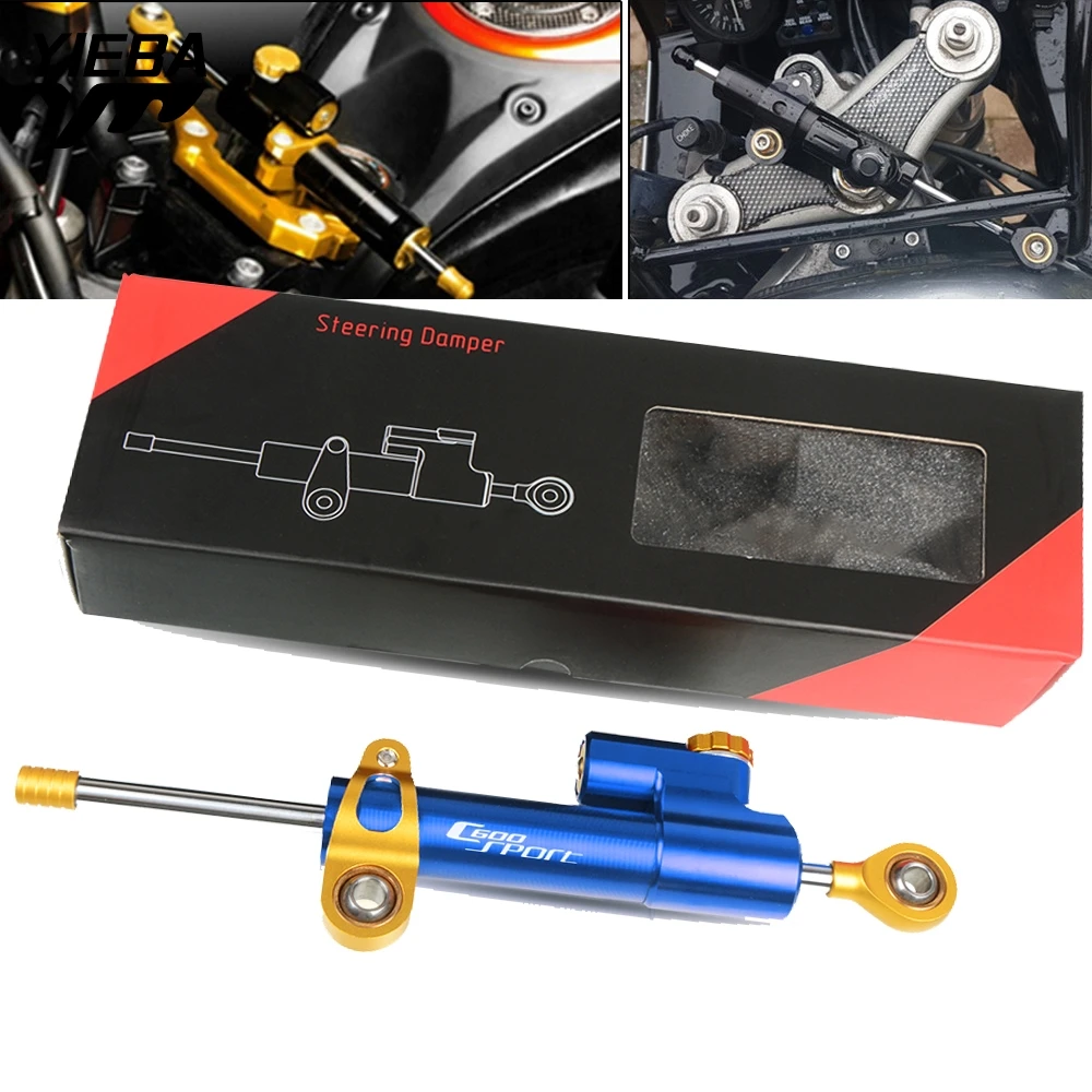 

Motorcycle Damper Steering Stabilize Safety Control Bracket Mount kit Motorbike For BMW C650SPORT 2015-2017 C650 SPORT 2016