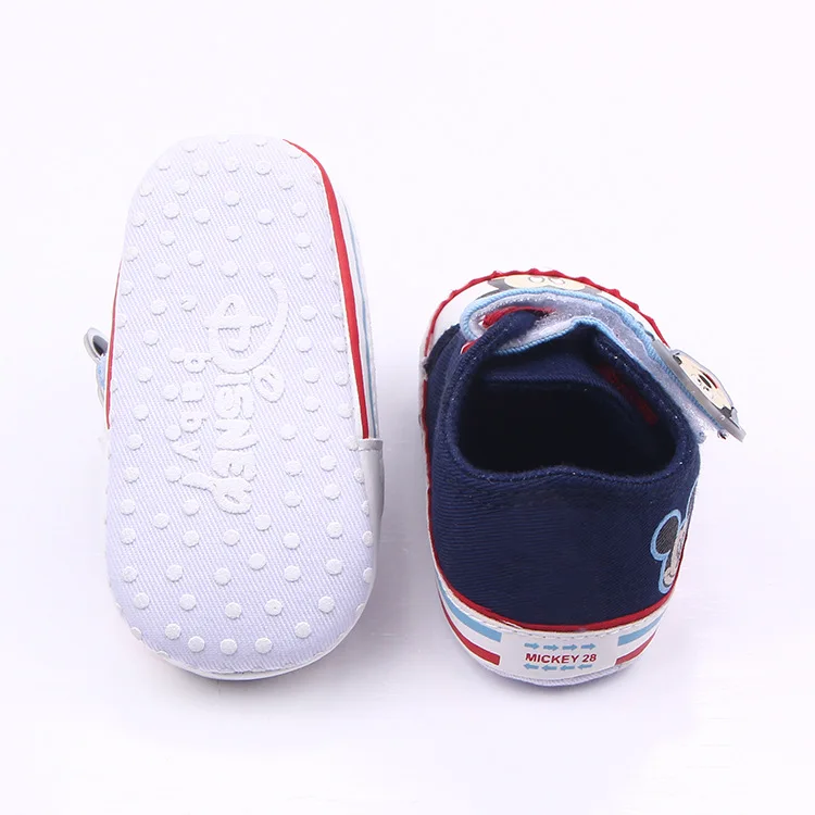Первые ходунки детская обувь импортные продажи Микки Маус Babyshoes детские Нескользящие волшебные наклейки детская обувь