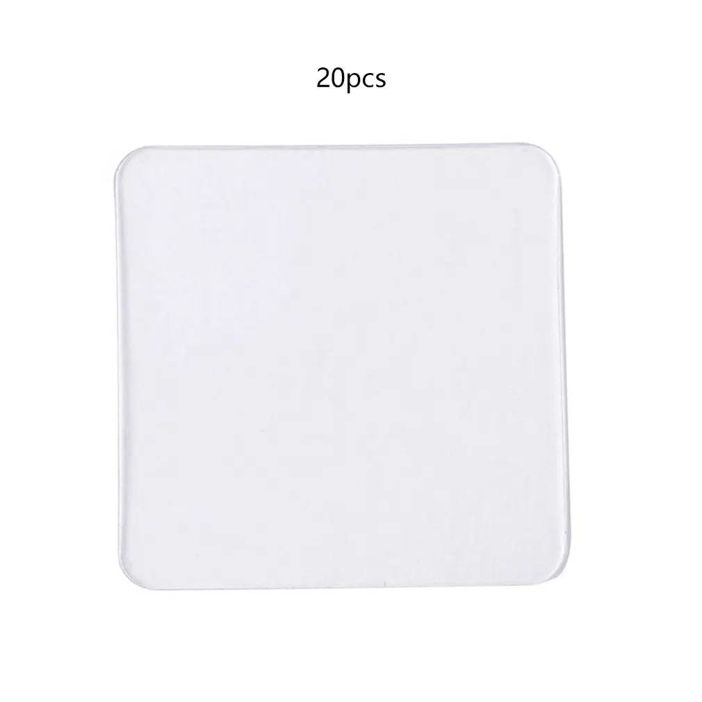 20PCS/SET Transparent Silicone Tape Household Wall Adhesive Tapes Car Sticker for Auto | Обустройство дома