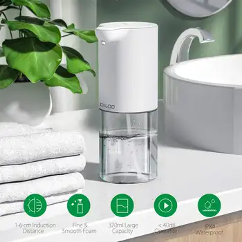 

Digoo 320ml Automatic Foam Soap Dispenser Hand Washing Machine Intelligent IPX4 Infrared Sensor Smart Hand Sanitizer Washer