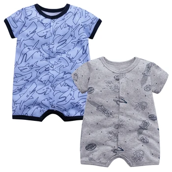 

baby boys clothes infant jumpsuit summer short sleeve cotton 6 9 12 18 24 months costume baby girls romper