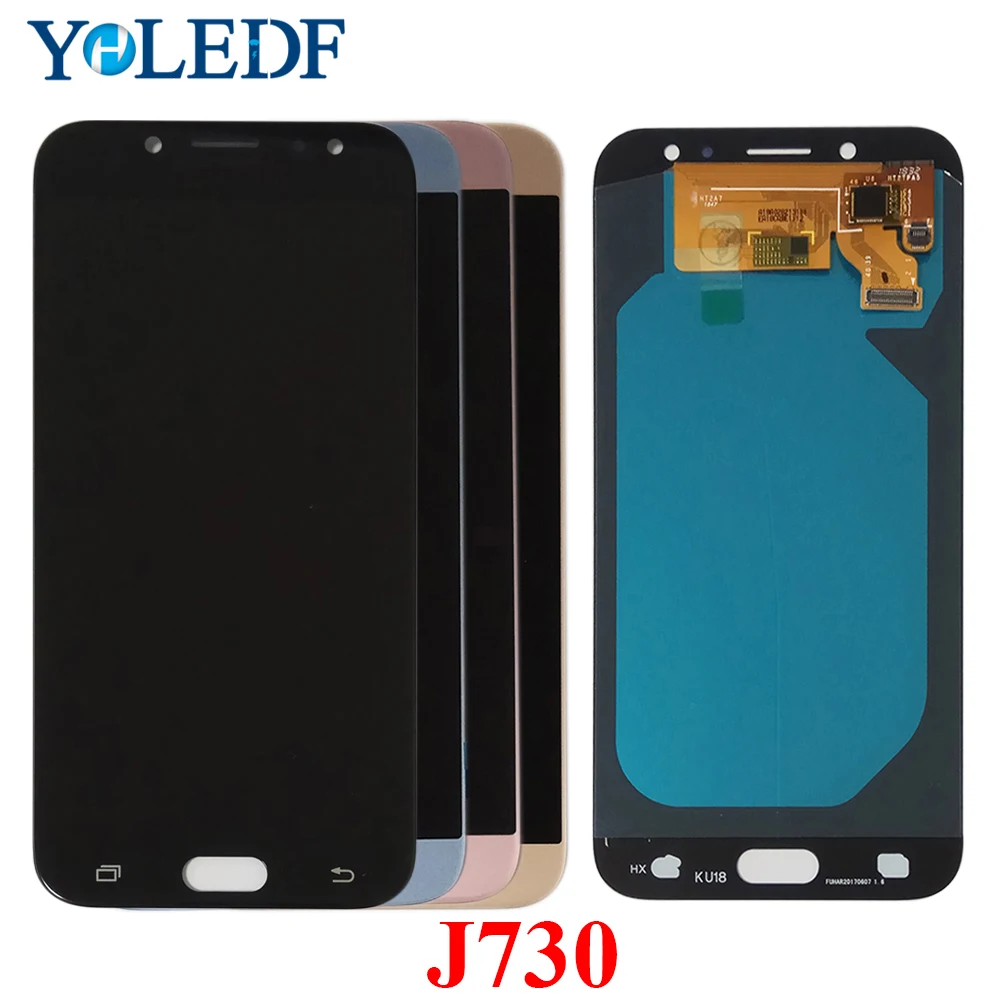 Оригинальный 5 &quotAMOLED LCD для SAMSUNG Galaxy J7 Pro J730 2017 J730F J730G J730GM J730OG дисплей кодирующий