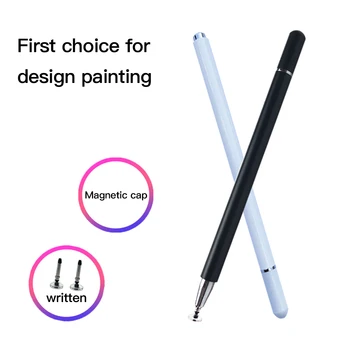 

2 in 1 Universal Stylus Drawing Tablet Pen Round head Capacitive Screen Touch Pen for Mobile Android Phone Smart Pen Accessories