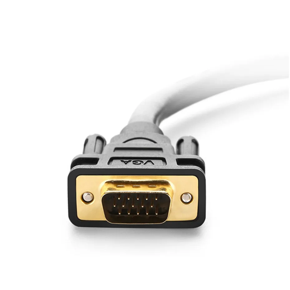 90 Degree Down UP Right Angled VGA 3+9 RGB 15Pin Male to Male Projectors Monitors Cable Adapter 1.5m 3m 5m 10m 15m 20m