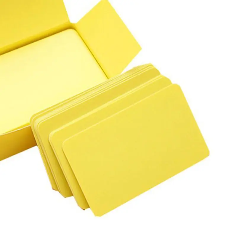 100 memory cards Blank DIY graffiti word cards net Small memo pad blocks Memorandum note Blank word cards