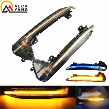

Blue Dynamic Mirror Blinker for Audi A6 C7 C7.5 4G S6 LED Turn Signal 2013 2014 2015 2016 2017 2018 RS6 Sline tuning parts