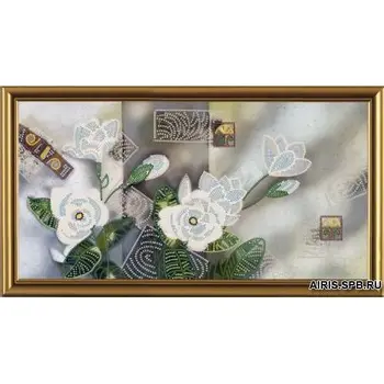 

Nk3134 set for embroidery 'Nova sloboda' 'inspiration. Flower Mix ', 19x38 cm