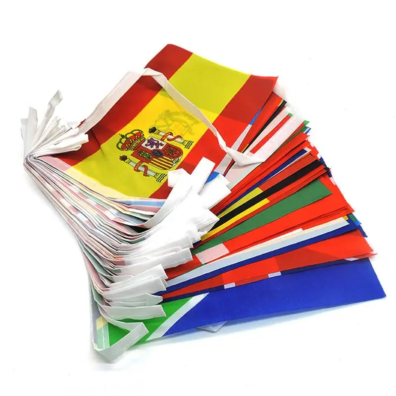 Bunting Suprimentos, Bandeira Nacional, Corda, 100, 200 Países