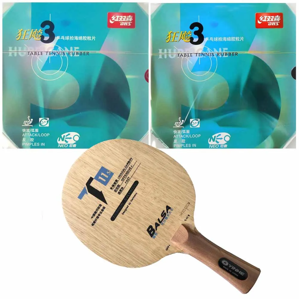 Pro Table Tennis Pingpong Combo Racket Galaxy Yinhe T 11 T11s With 