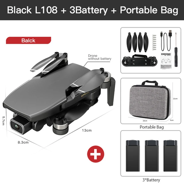 ZLLRC Gps Drone HD 4K Camera Professional 800m Image Transmission Brushless Motor Foldable Quadcopter RC Drones Kid Gift