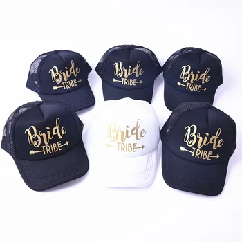 

Hawaiian Party Decorations BRIDE TRIBE Hat Cap Bride Team To Be Baseball Cap Bachelorette Party Wedding Bride Decoration Cap