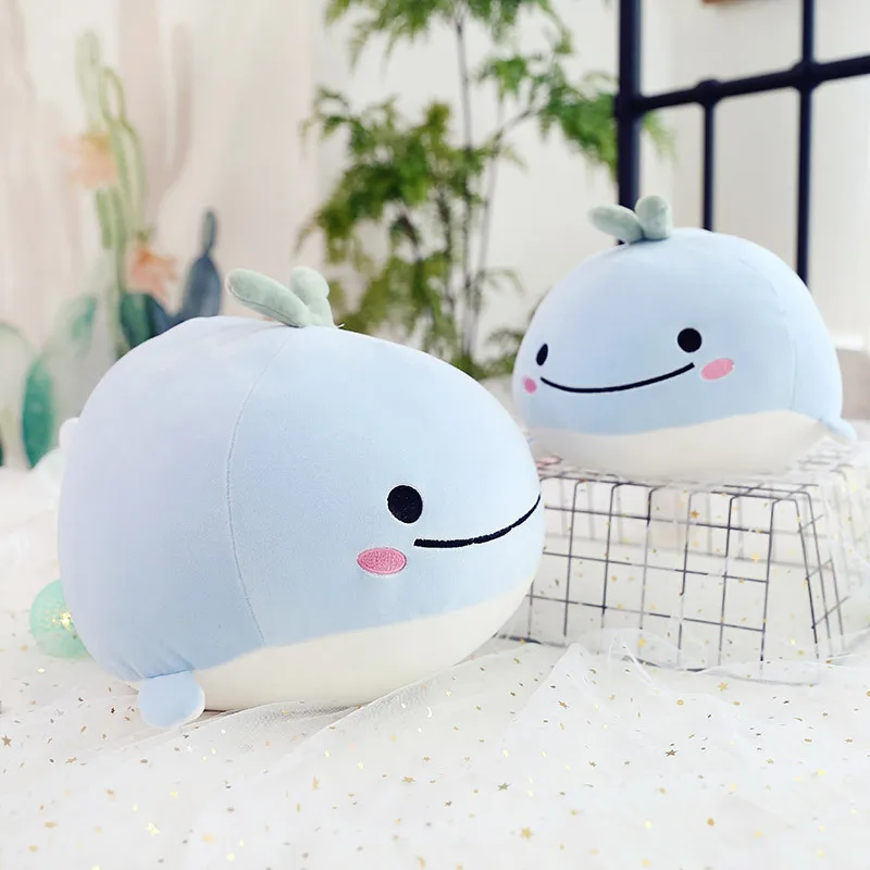 

Cute Adorable Pet Whale Plush Toys Software Pajama Pillow Marine Organism Doll GIRL'S Heart Gift Batch