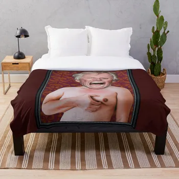

Scary Gary Busey Throw Blanket Soft Sherpa Blanket Bed Sheet Single Knee Blanket Office Nap Blanket