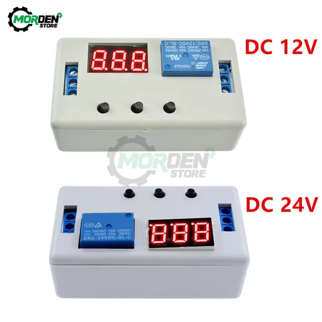 Controlador de tempo programável dc12v/24v ac110v/220v módulo de controle  do interruptor do atraso do temporizador de digitas interruptor de  ligar/desligar - AliExpress