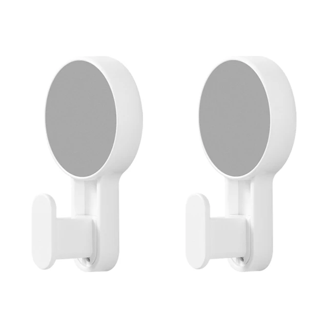 Bathroom Self Adhesive Shelf Toothbrush Rack Shower Caddy Soap Holder Wall Mounted Waterproof NO-Drilling Organizer Shelves 2 Hooks