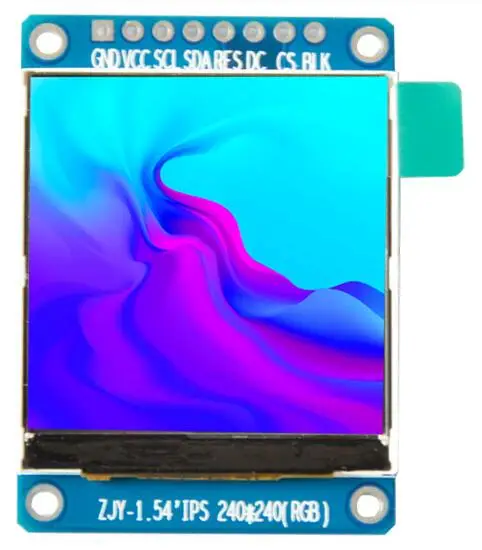 8pin 8/10pin 1,54 дюймов HD ips ЖК-дисплей модуль 3,3 V 240x240 1,54 дюймов ЖК-экран st7789 spi - Цвет: 8pin