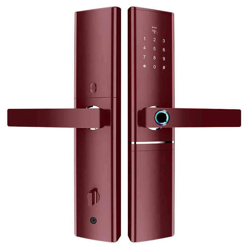 

Bio-Fingerprint Electronic Smart Door Lock, Code, Card, Press Screen Digital Combination Lock, Home Key D8ZM