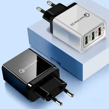 Universal 18 w usb carga rápida 3.0 5v 3a para iphone 7 8 ue eua plugue do telefone móvel carregador rápido de carregamento para samsug s8 s9 huawei