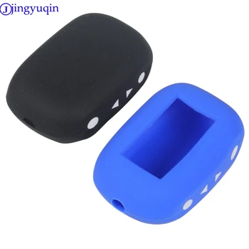 

jingyuqin 10pcs 4 Buttons Silicone Key Cover Case for Starline B93/B94/B62/B64 LCD Remote Two Way Car Alarm System Car-styling