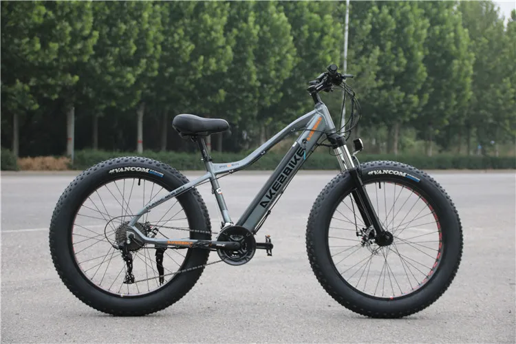 26inch electric mountain bicycle 48V500W fat ebike 4.0 snow tire electric bike Beach snow e-bike