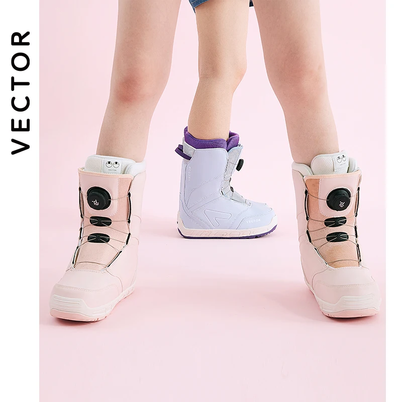 Professional Women's Man Ski Shoes Warm Waterproof Snowboard Boots Non-slip Leather Breathable Snow Ski Boots Equipment ski boots