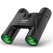 Mini portabl 10X25 Binocular profesional de caza zoom binoculares visión nocturna potente Telescop spyglass para exteriores