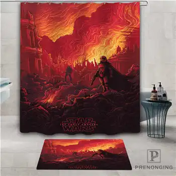 

Custom star wars (1) Waterproof Shower Curtain Doormat Home Bath Bathroom Polyester Fabric Multi Sizes#2019-01-12-316