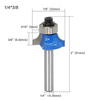 

Carbide Router Bits Blade Edge Cutting Trimming Engraving Milling Cutter