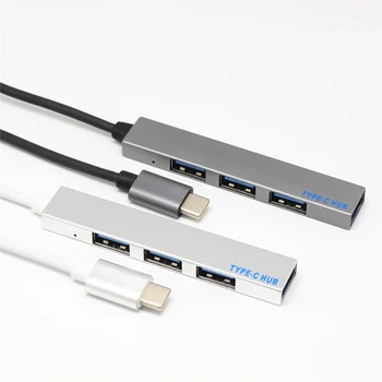 

USB Type-c Adapter 4 in 1 Converter Splitter Multifunction USB 3.1 Hub Electronics Accessories