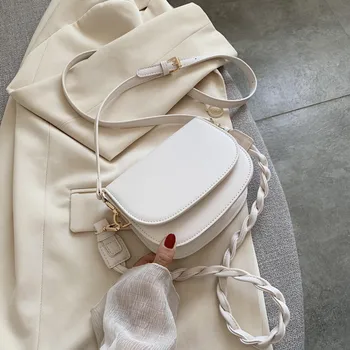 

Weave Shoulder Belt Crossbody Bags For Women 2020 Summer Sweet Mini Shoulder Bags Lady Travel Handbags Cross Body Bag white