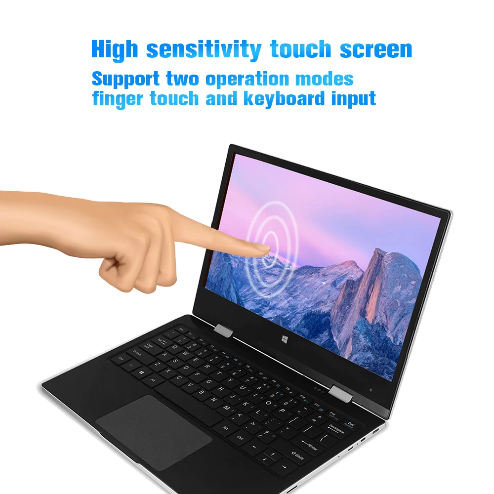 Ноутбук Jumper EZbook X1 64 ГБ eMMC 128 Гб SSD 11 6 дюйма сенсорный экран FHD IPS ноутбук Intel Apollo Lake