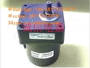 

LINIX AC Gear Motor 94JB 12.5G10 YN94-30 30W 0.45A 220V 112 Rpm Used