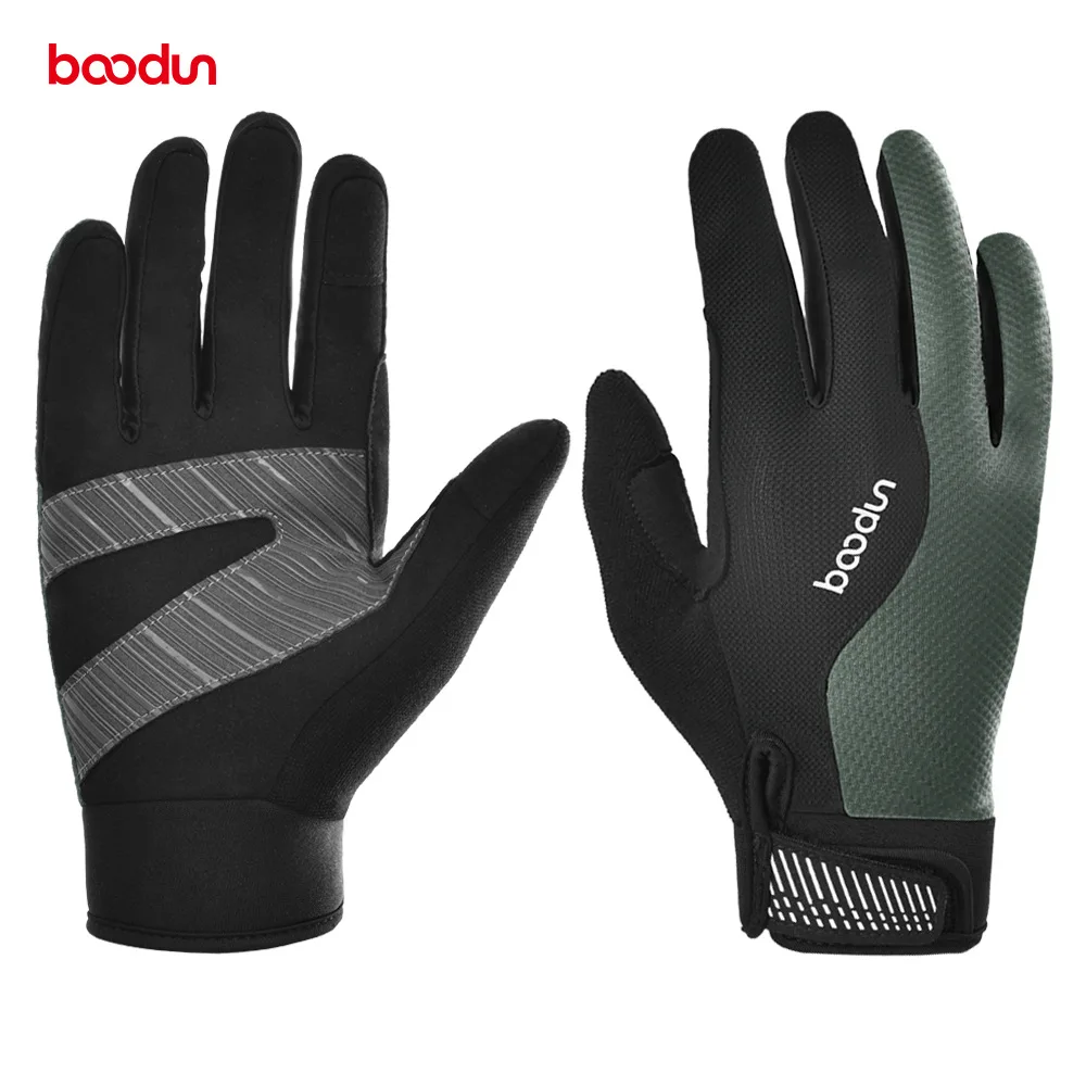 

Boodun Luvas Ciclismo Outdoor Sport Winter Mittens Cycling Full Finger Gloves Luvas de Bicicletas MTB Touch Screen Long Glove